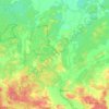Carte topographique Вараська міська громада, altitude, relief