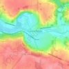 Carte topographique Coulommiers, altitude, relief