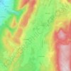 Carte topographique Champdor-Corcelles, altitude, relief