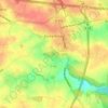 Carte topographique Bourg-Achard, altitude, relief