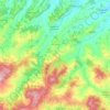 Carte topographique Vernasca, altitude, relief