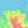 Carte topographique 35800, altitude, relief