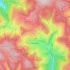 Carte topographique Wieden, altitude, relief