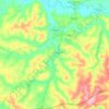Carte topographique Conchal, altitude, relief