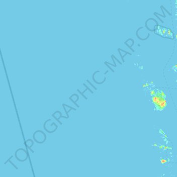 Carte topographique Fedje, altitude, relief