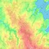 Carte topographique Pleurtuit, altitude, relief