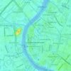 Carte topographique เขตพระนคร, altitude, relief