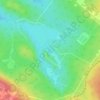 Carte topographique Lac Whitton, altitude, relief