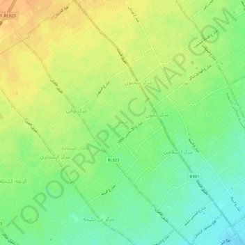 Carte topographique Gremda, altitude, relief