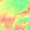 Carte topographique Dhone, altitude, relief