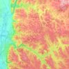 Carte topographique Shire of Mundaring, altitude, relief