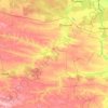 Carte topographique Полонська міська громада, altitude, relief
