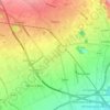 Carte topographique Thiene, altitude, relief