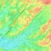 Carte topographique Savigny-en-Revermont, altitude, relief