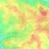 Carte topographique Buire, altitude, relief