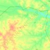 Carte topographique Oudalan, altitude, relief