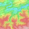 Carte topographique Olloy-sur-Viroin, altitude, relief