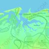 Carte topographique Port Hedland, altitude, relief