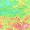 Carte topographique Kaiserslautern, altitude, relief