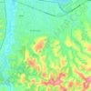 Carte topographique Kimbanseke, altitude, relief