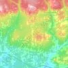 Carte topographique Onslow Mountain, altitude, relief