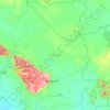 Carte topographique ស្រុកស្វាយលើ, altitude, relief