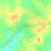 Carte topographique Koudougou, altitude, relief