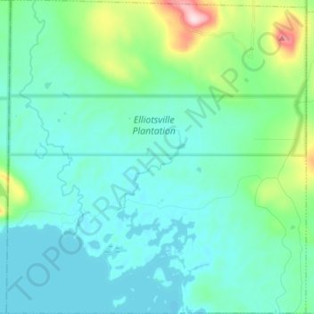 Carte topographique T2 R8 WELS, altitude, relief