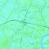 Carte topographique ตำบลบางพลับ, altitude, relief