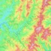 Carte topographique 69550, altitude, relief