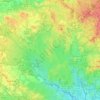 Carte topographique Wharton State Forest, altitude, relief