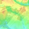 Carte topographique Турьяково, altitude, relief