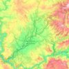 Carte topographique Tierra de Lemos, altitude, relief