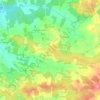 Carte topographique Ribagnac, altitude, relief