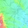 Carte topographique Prostějov, altitude, relief