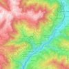 Carte topographique Klausen - Chiusa, altitude, relief