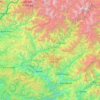 Carte topographique Seti, altitude, relief