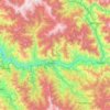 Carte topographique Doda, altitude, relief