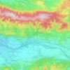 Carte topographique 84360, altitude, relief