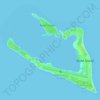 Carte topographique Wake Island, altitude, relief