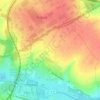 Carte topographique Athies, altitude, relief