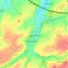 Carte topographique Orp-le-Grand, altitude, relief