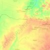 Carte topographique Nord-Ouest, altitude, relief