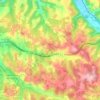Carte topographique Atur, altitude, relief