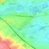 Carte topographique Mametz, altitude, relief