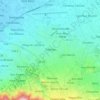 Carte topographique Commune de Delmas, altitude, relief