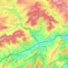 Carte topographique Biwer, altitude, relief