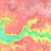 Carte topographique Verdelot, altitude, relief