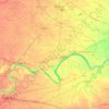 Carte topographique Ghazipur, altitude, relief