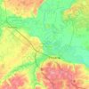 Carte topographique Riazan, altitude, relief
